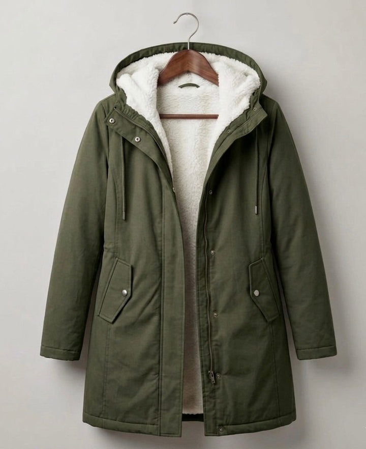 Ursula | Parka D'Hiver Doublée Polaire - Purple