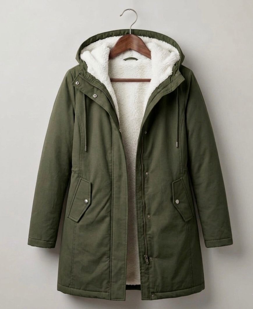 Ursula | Parka D'Hiver Doublée Polaire - Purple