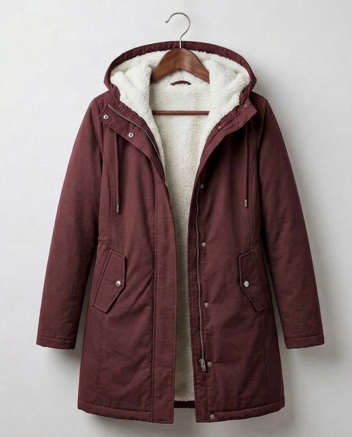 Ursula | Parka D'Hiver Doublée Polaire - Green