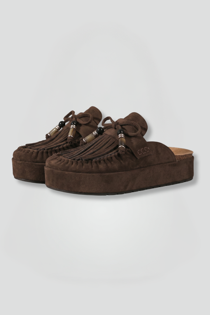 Nia | Slip-On Leather Sandals