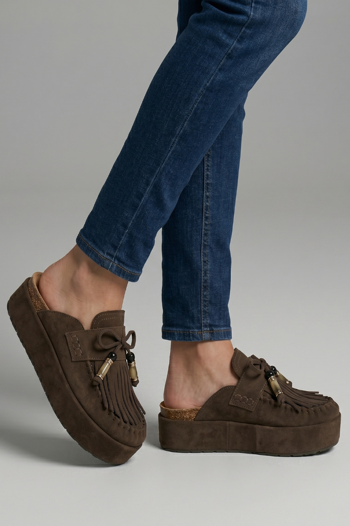 Nia | Slip-On Leather Sandals