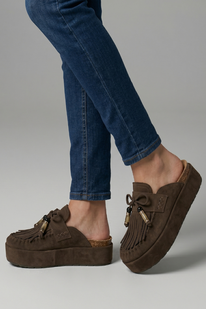 Nia | Slip-On Leather Sandals