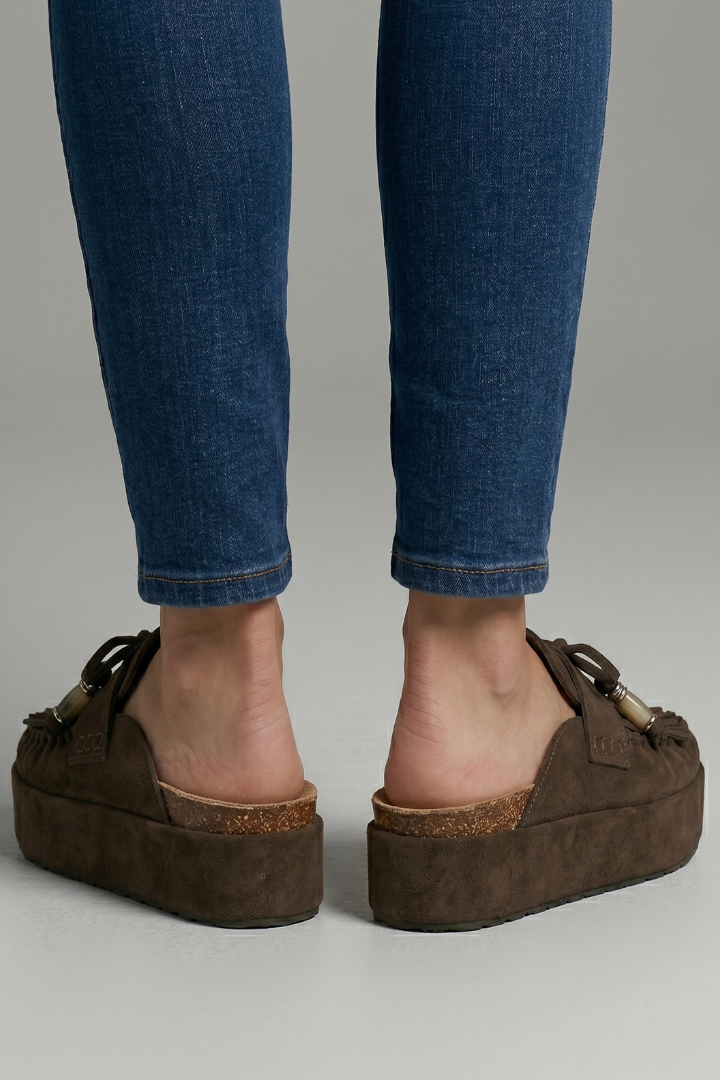 Nia | Slip-On Leather Sandals