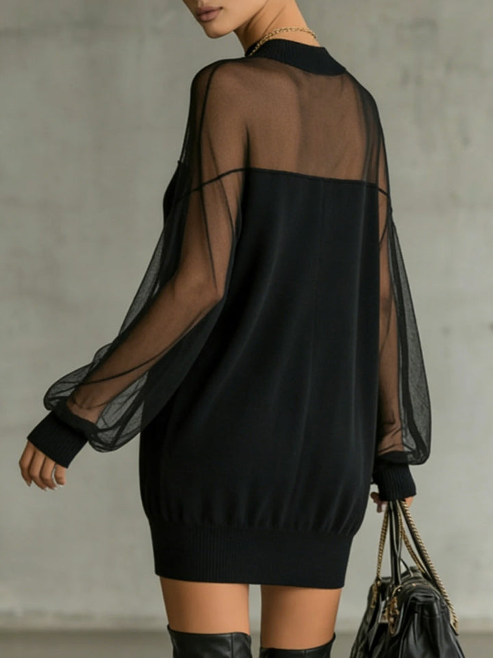 Domitille | Mini Black Dress - Helen & Olivia Manhattan