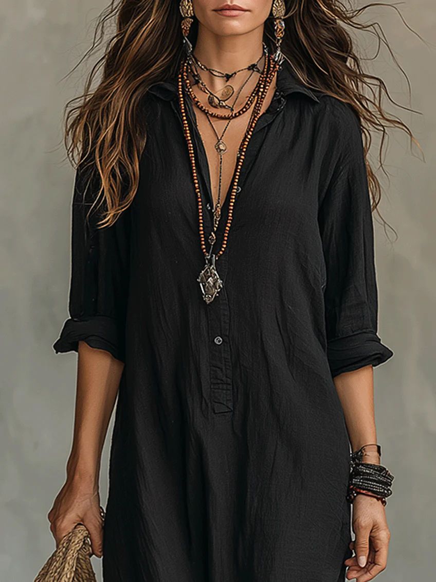 Alessia | Lungo Shirt Dress