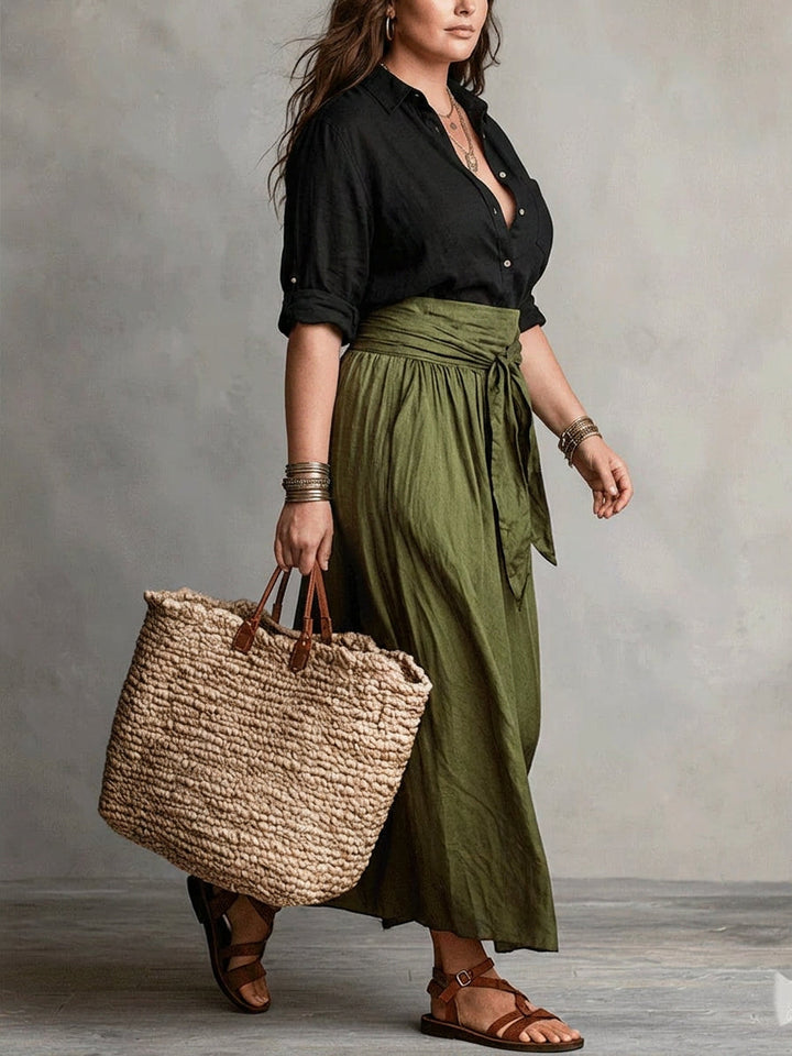 Vera | Due Pezzi Knitstta & Midi Skirt Completo