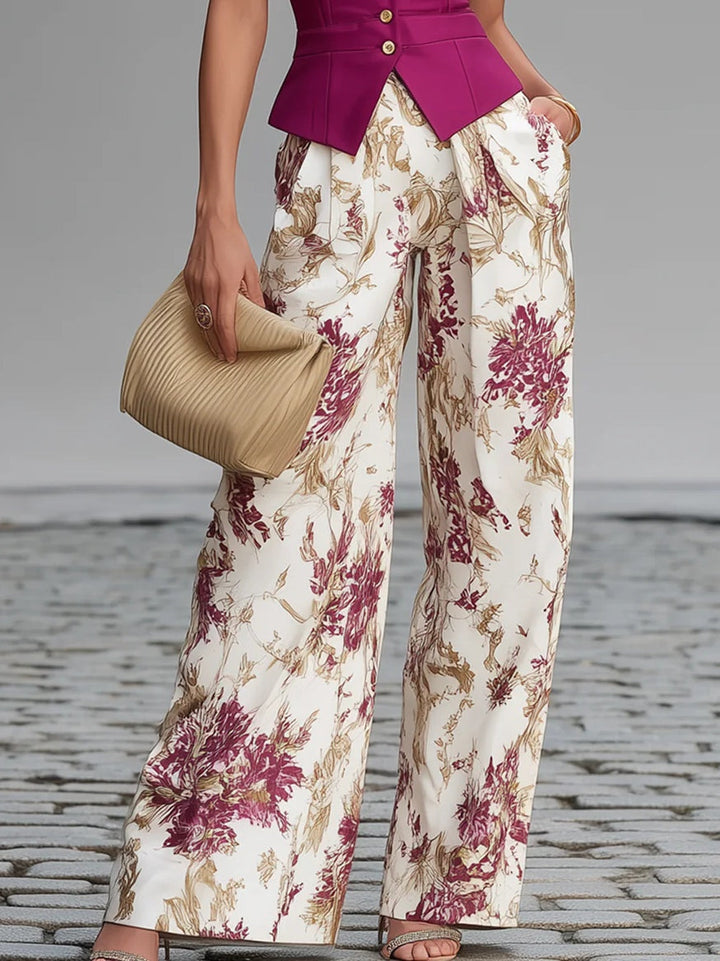 Rosette | Pink Vest & Pants Completo