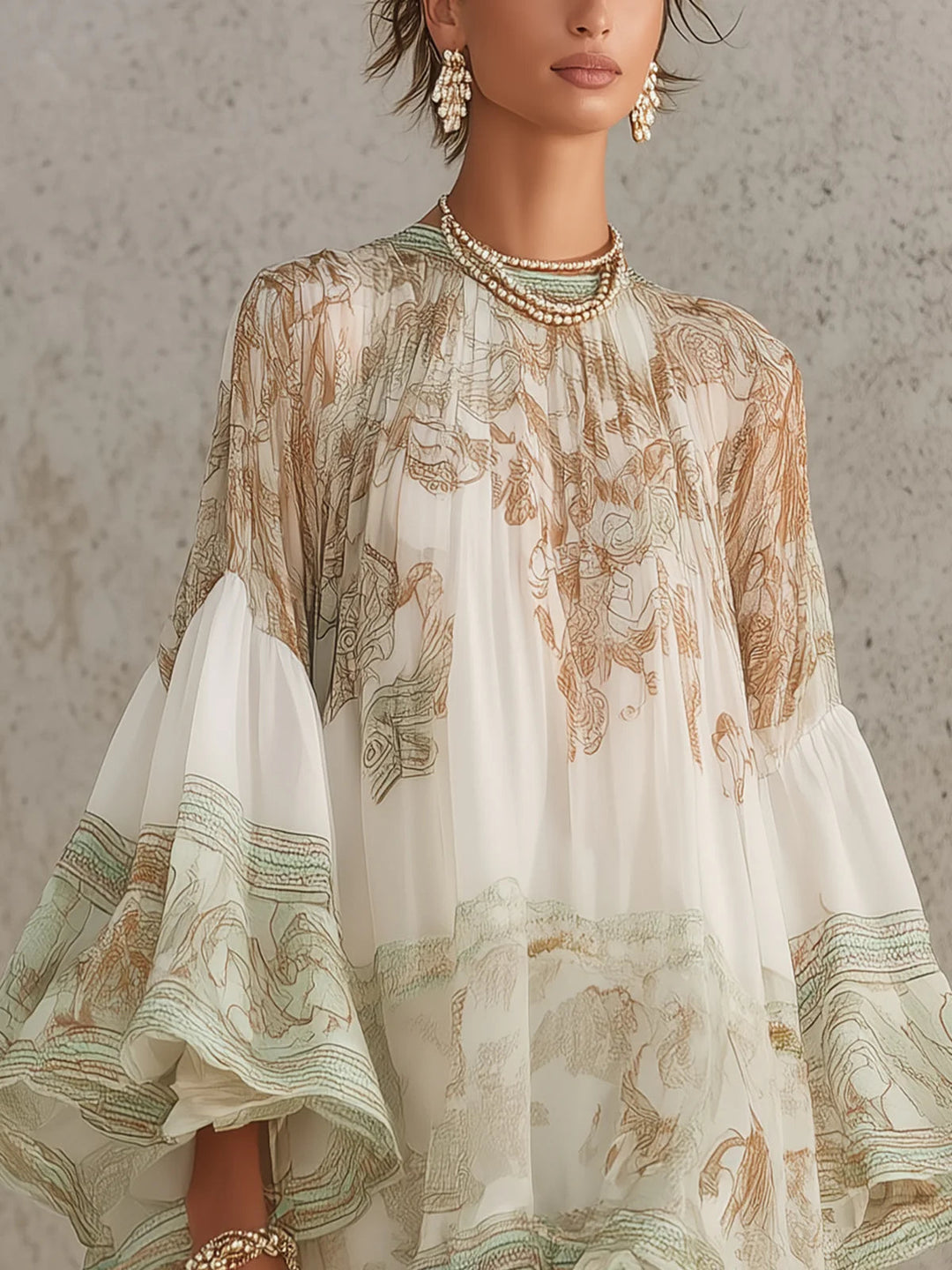 Isabella | Ruffle Hem Mini Dress for Women