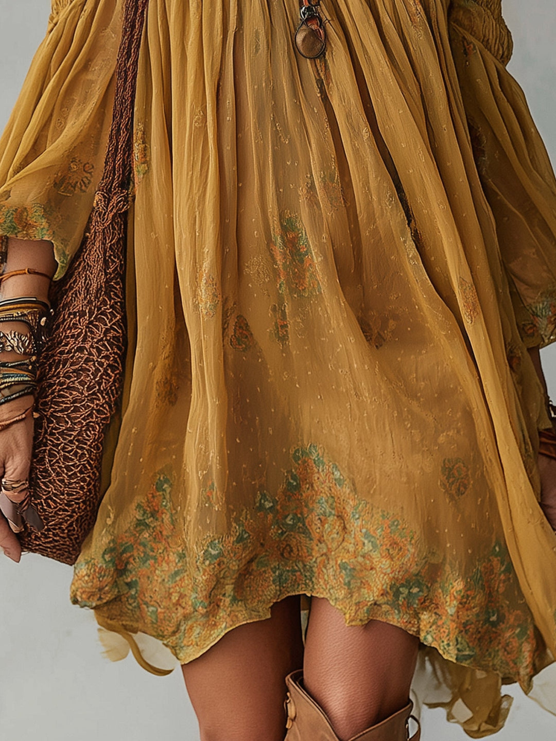 Jonquille | Mini Yellow Dress - Helen & Olivia Manhattan