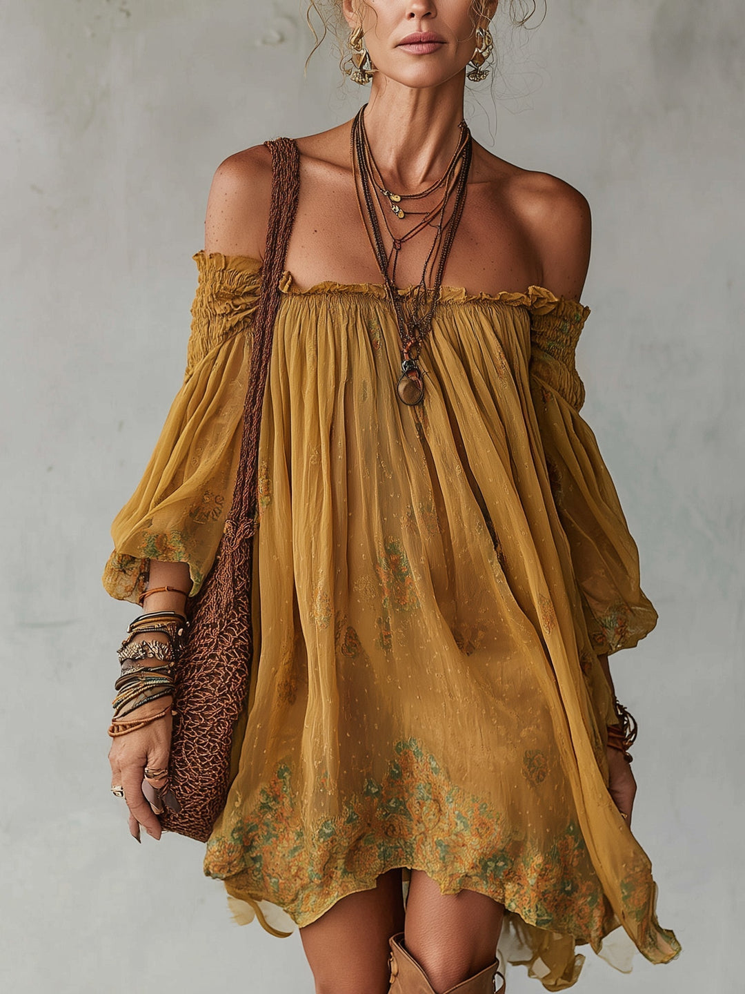 Jonquille | Mini Yellow Dress - Helen & Olivia Manhattan