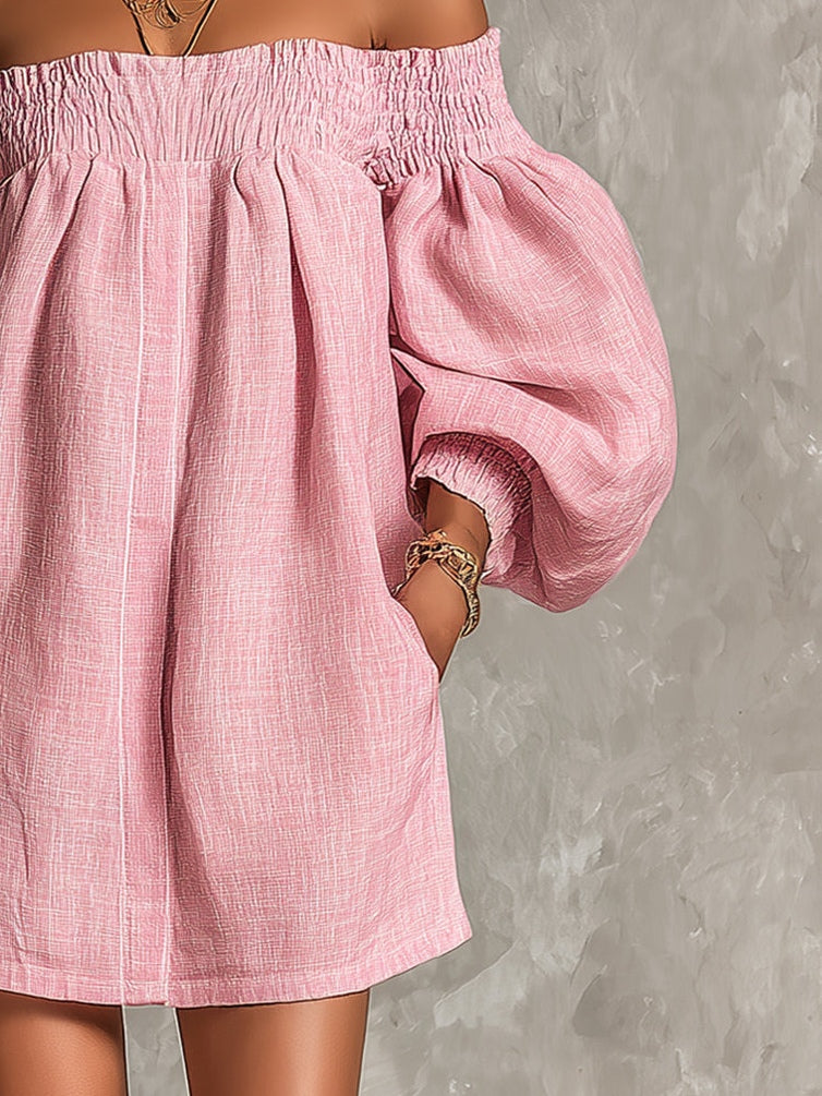 Rosabelle | Mini Pink Dress - Helen & Olivia Manhattan