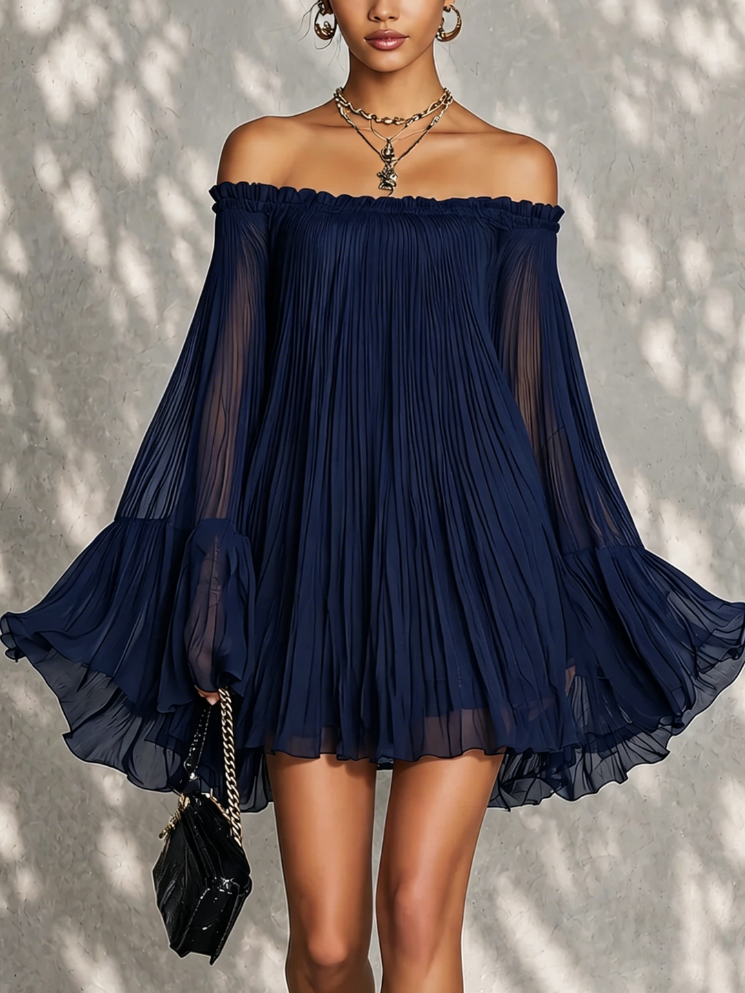 Ondine | Mini Ruffle Dress - Helen & Olivia Manhattan