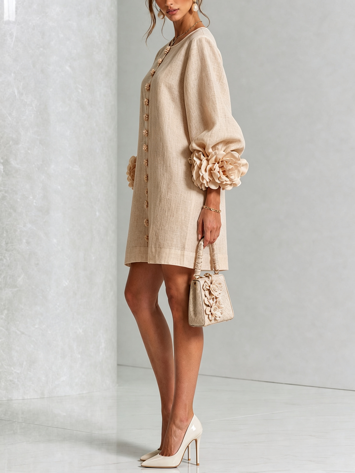 Rosaline | Effortless Button-Down Mini Dress