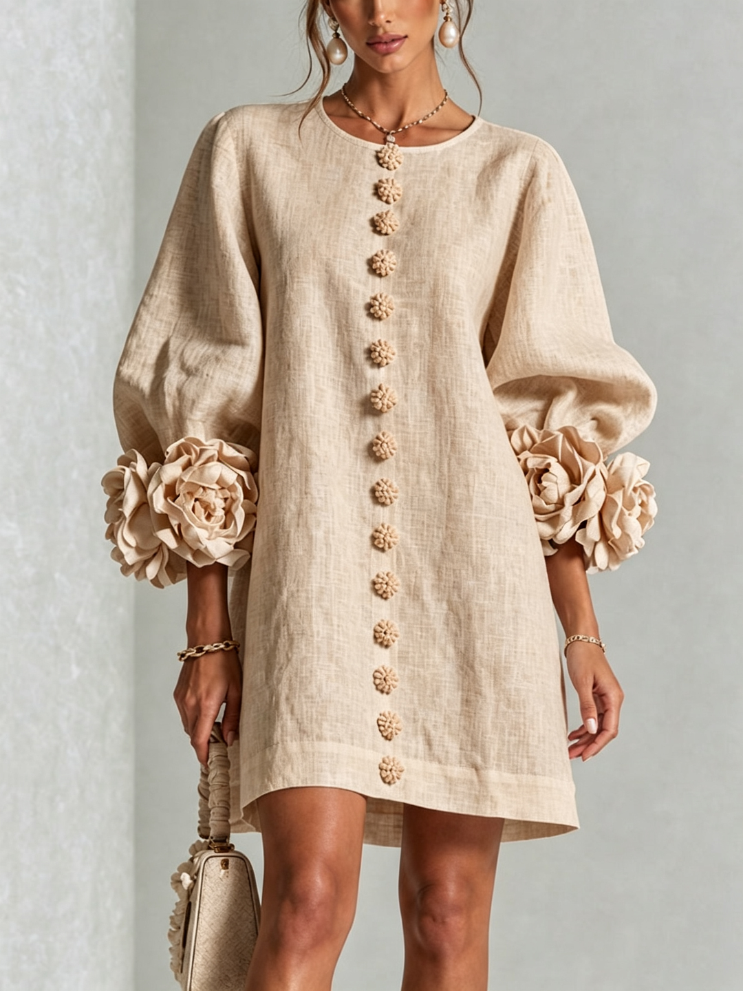 Rosaline | Effortless Button-Down Mini Dress