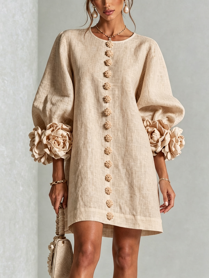 Rosaline | Effortless Button-Down Mini Dress