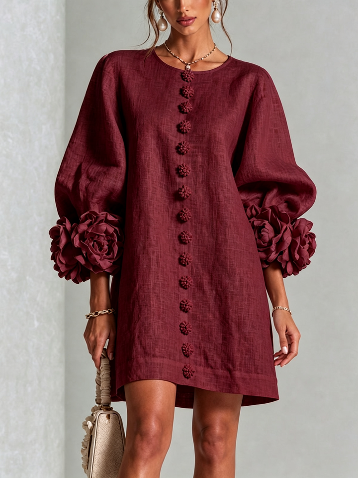 Rosaline | Effortless Button-Down Mini Dress
