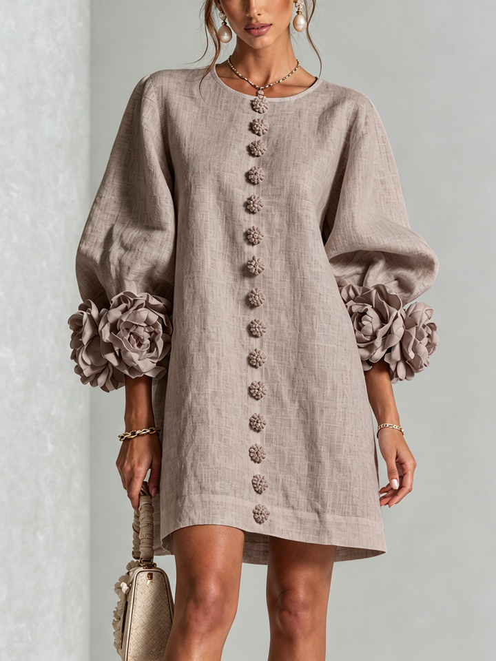 Rosaline | Effortless Button-Down Mini Dress