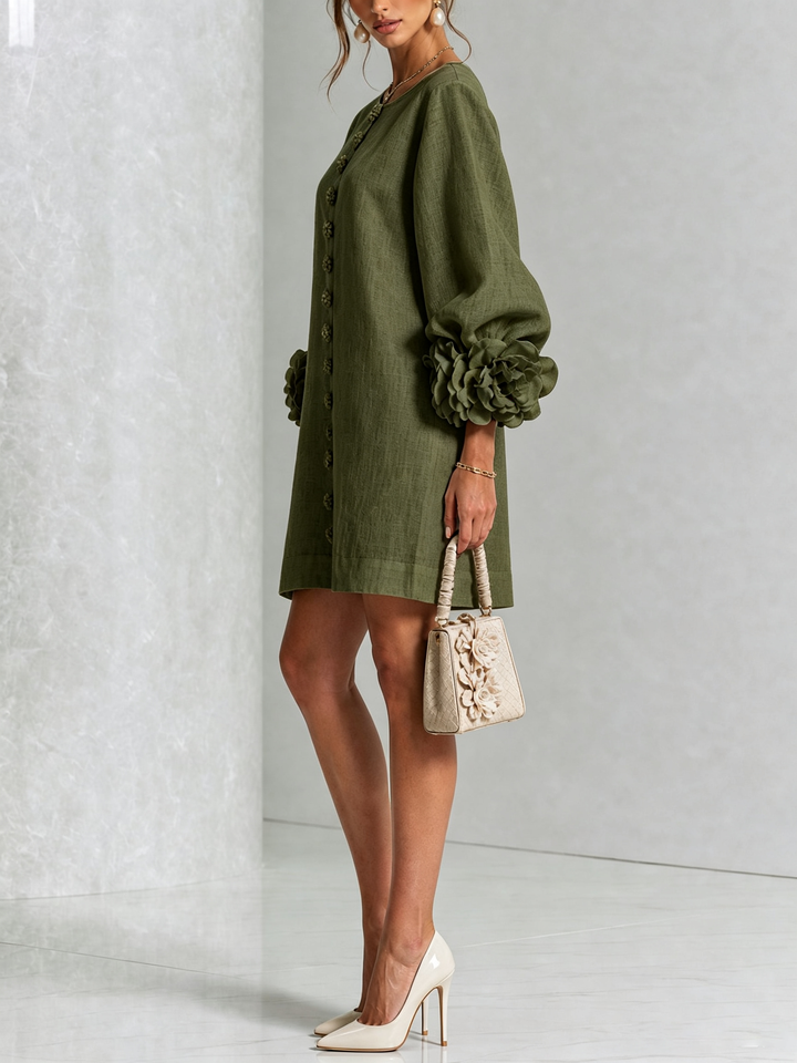 Rosaline | Effortless Button-Down Mini Dress