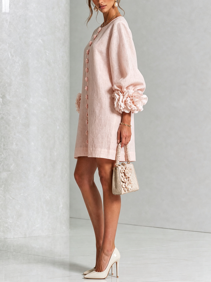 Rosaline | Effortless Button-Down Mini Dress