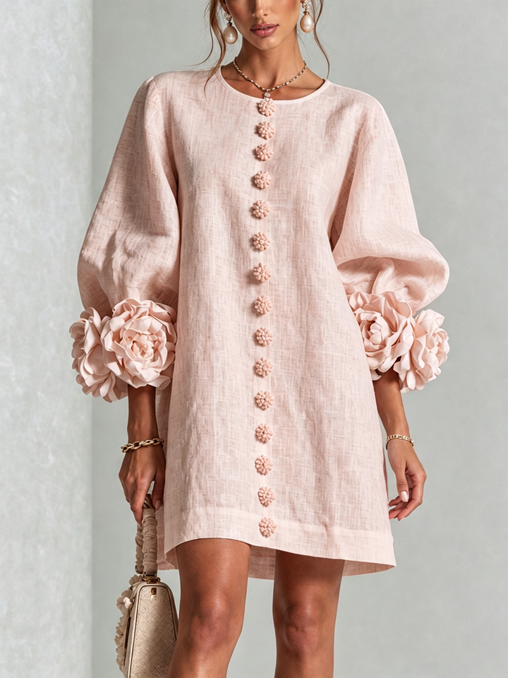 Rosaline | Effortless Button-Down Mini Dress
