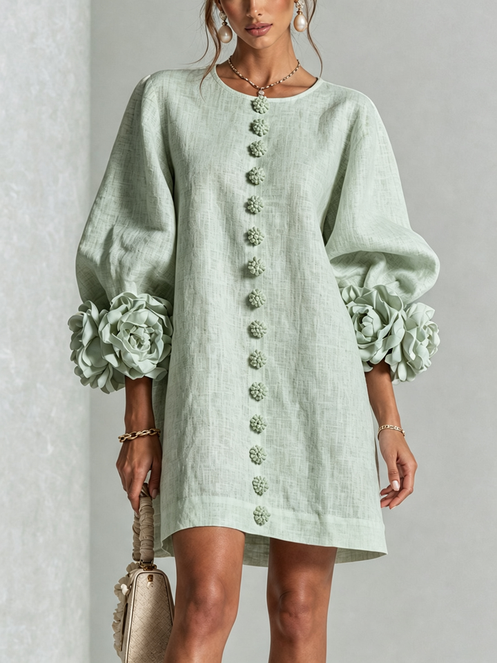 Rosaline | Effortless Button-Down Mini Dress