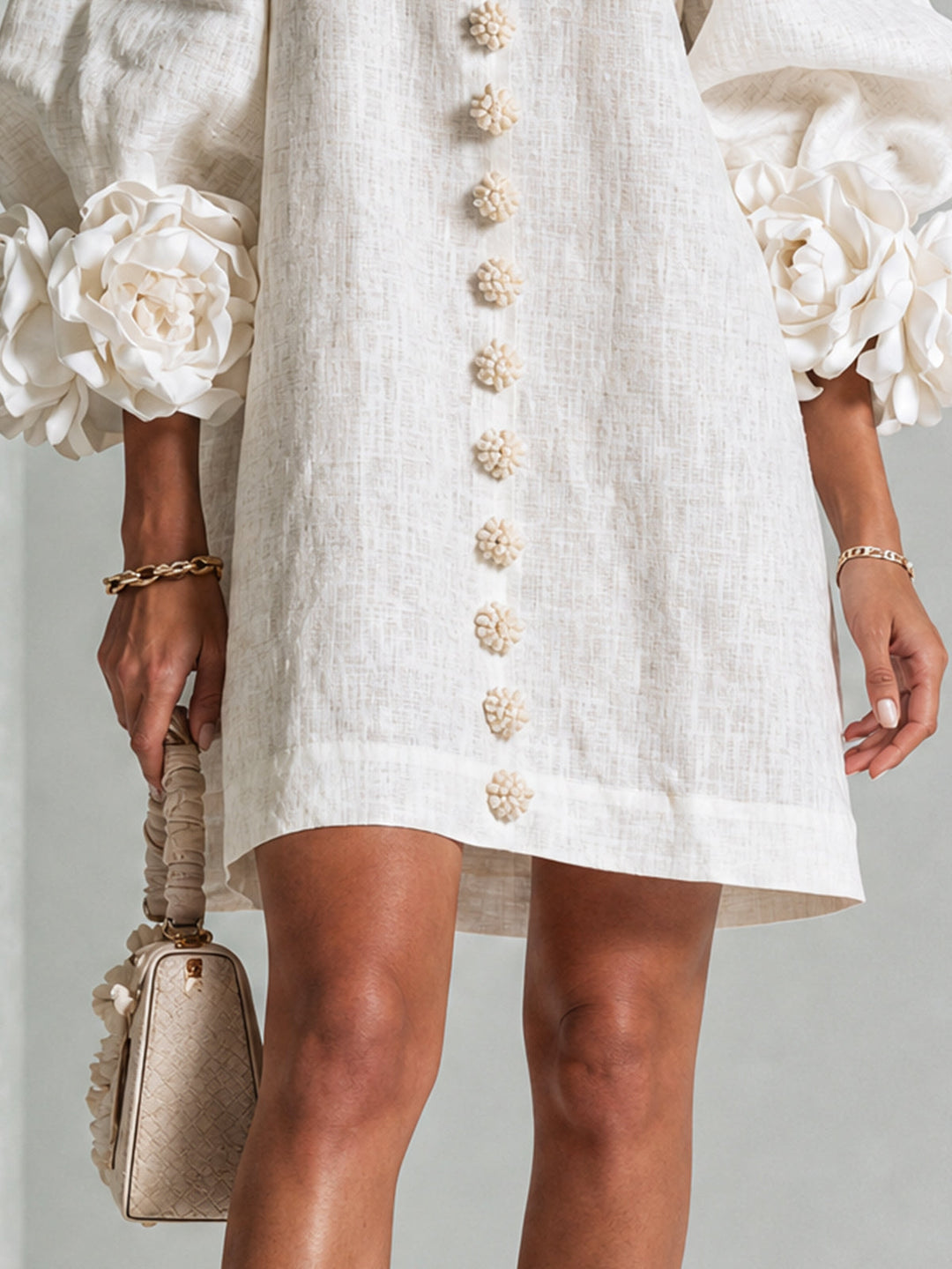 Rosaline | Effortless Button-Down Mini Dress