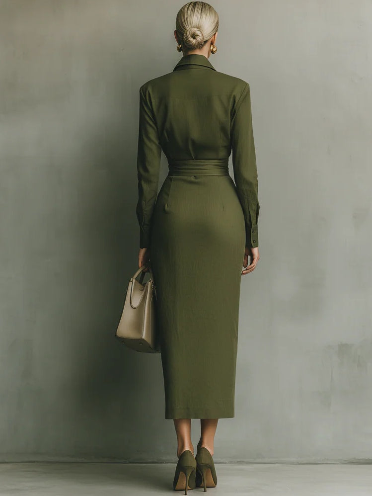 Caterina | Elegantes, figurbetontes Maxikleid - Helen & Olivia Manhattan