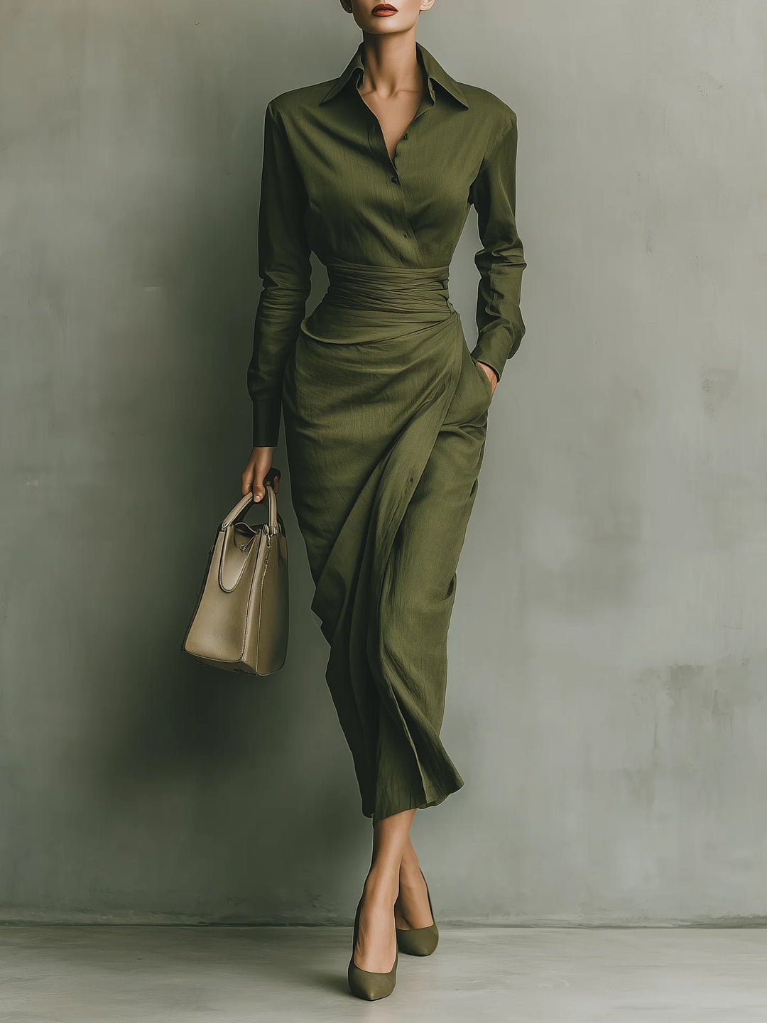 Caterina | Elegantes, figurbetontes Maxikleid - Helen & Olivia Manhattan