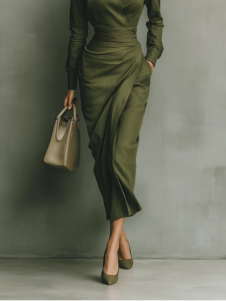 Caterina | Elegantes, figurbetontes Maxikleid - Helen & Olivia Manhattan