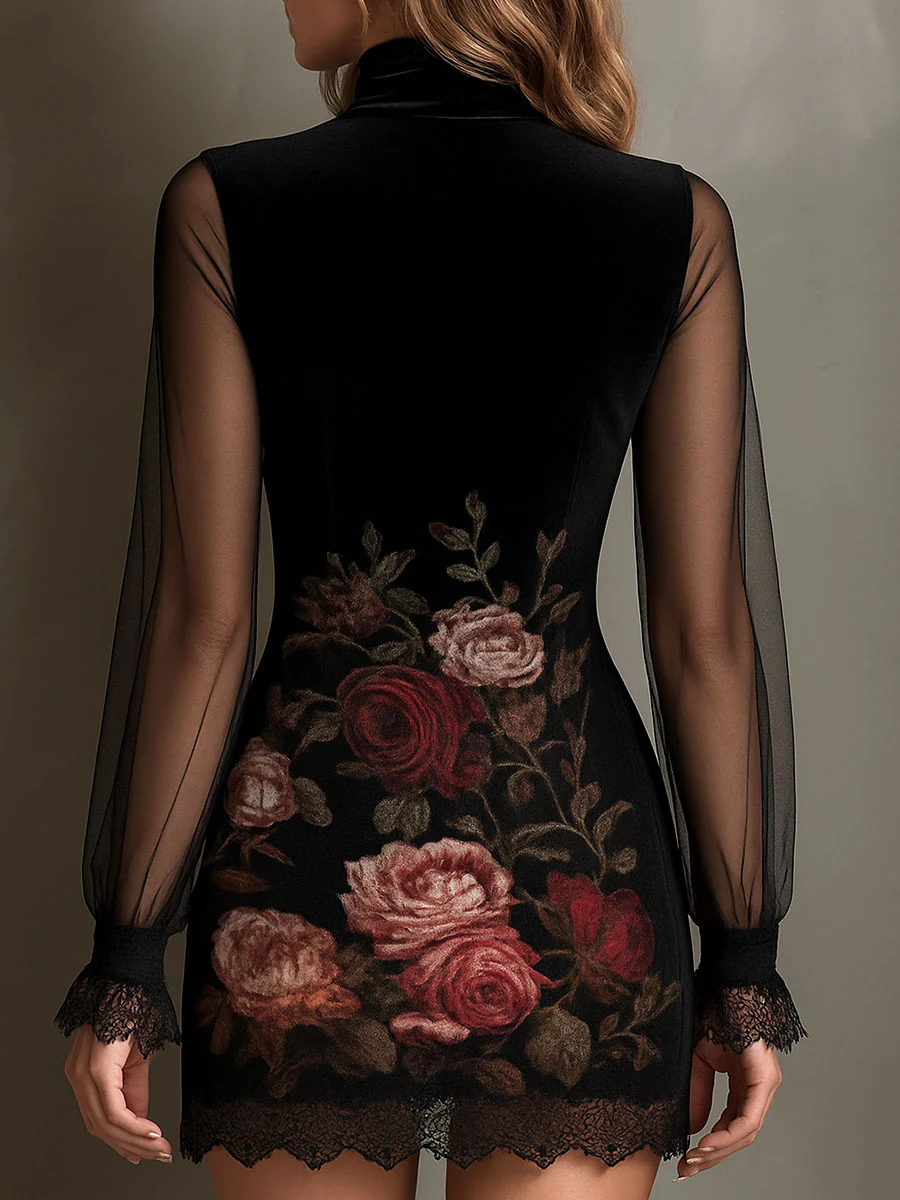 Eglantine | Mini Pink Printed Dress - Helen & Olivia Manhattan