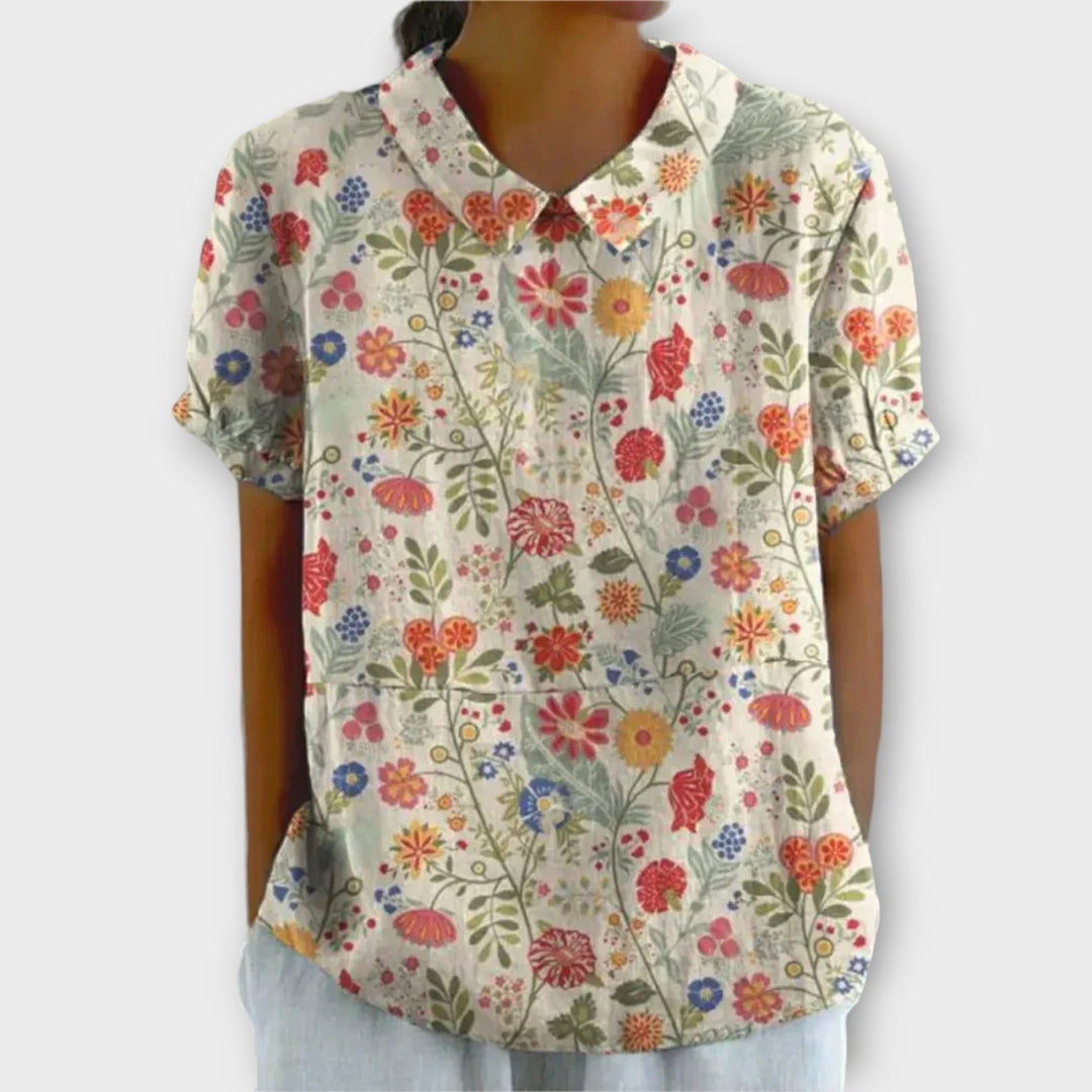 Mia | Floral Stampa Summer Blouse