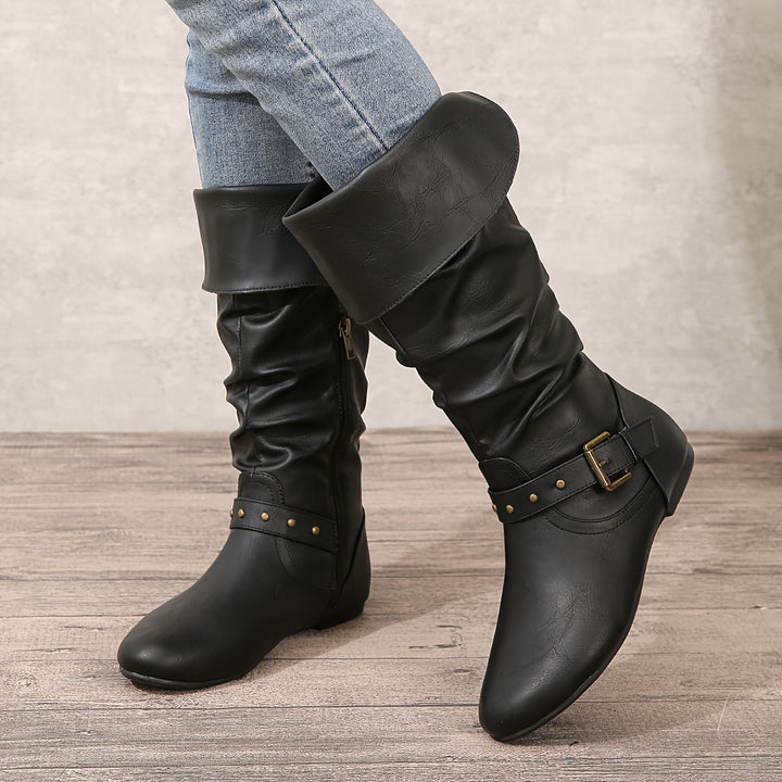 Danica | for Women Knee-High Boots with Side Zipper