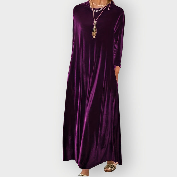 Vexalia | Maxi Dress Flowy in Velvet Lussuoso