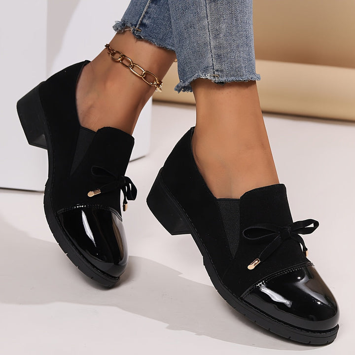 Camille | Comfort Loafers with Patent Toe