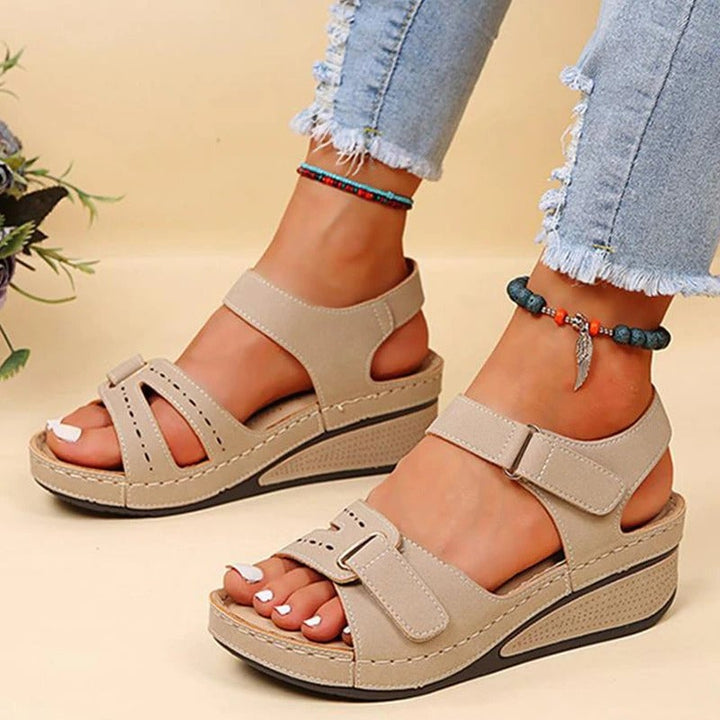 Helene | Sandals Confortables - Yellow