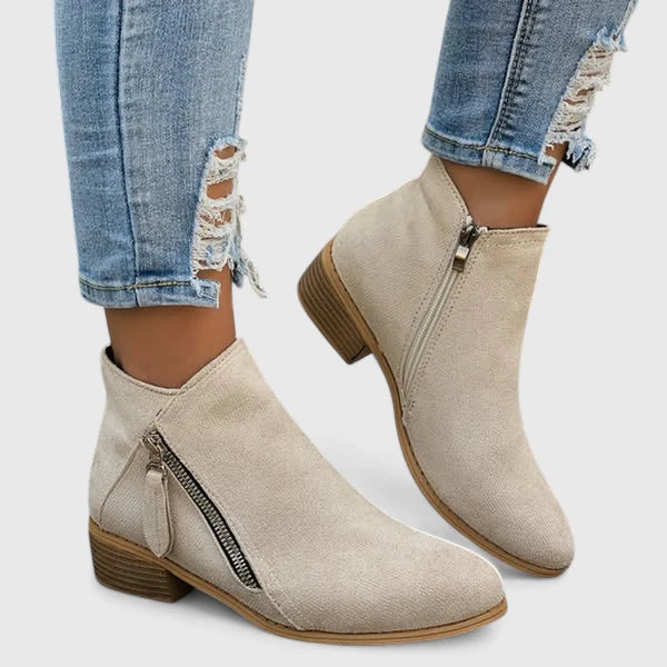 Ilaria | Vintage Design Comfort Boots - Helen & Olivia Manhattan