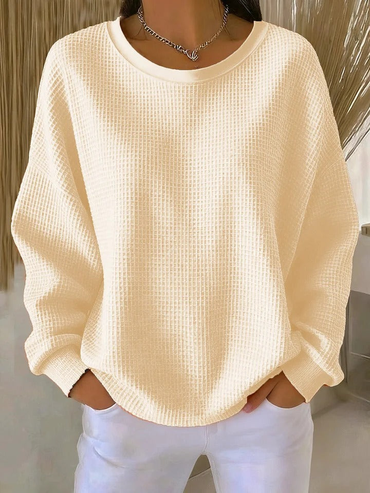 Nyla | Classic Sweater - Apricot