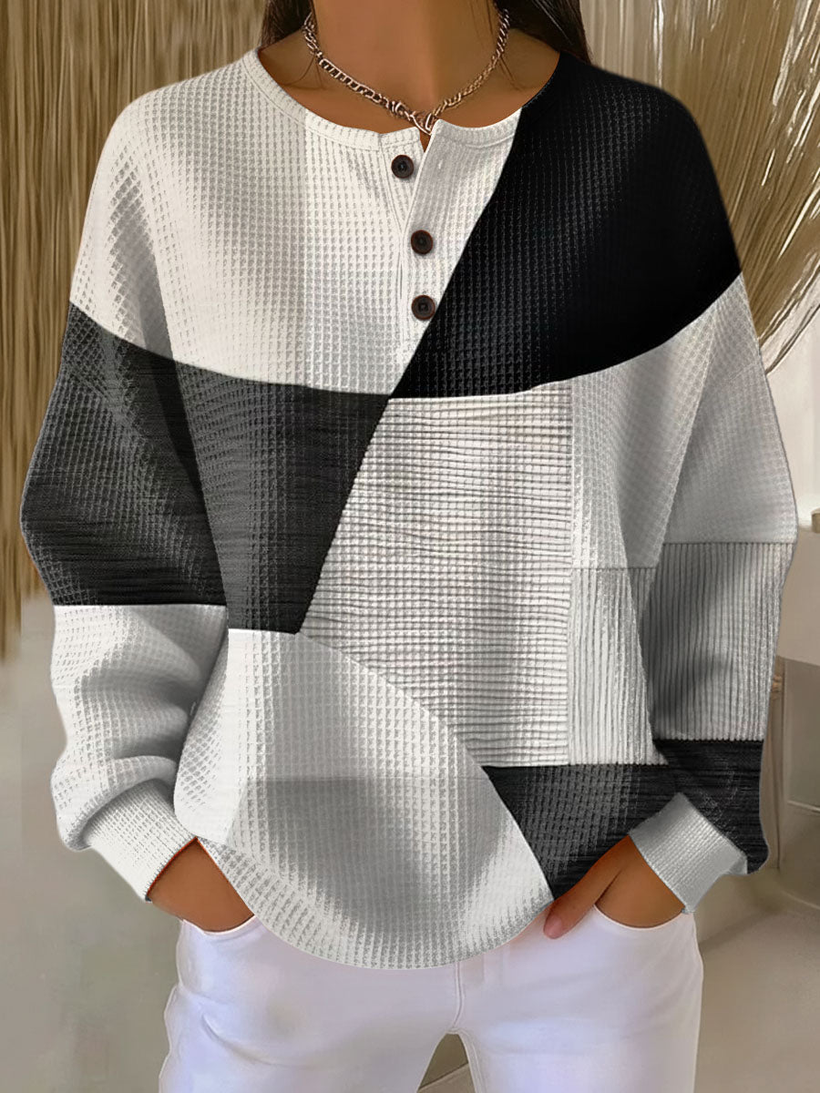 Crestine | Colour Block Sweater - Multicolor