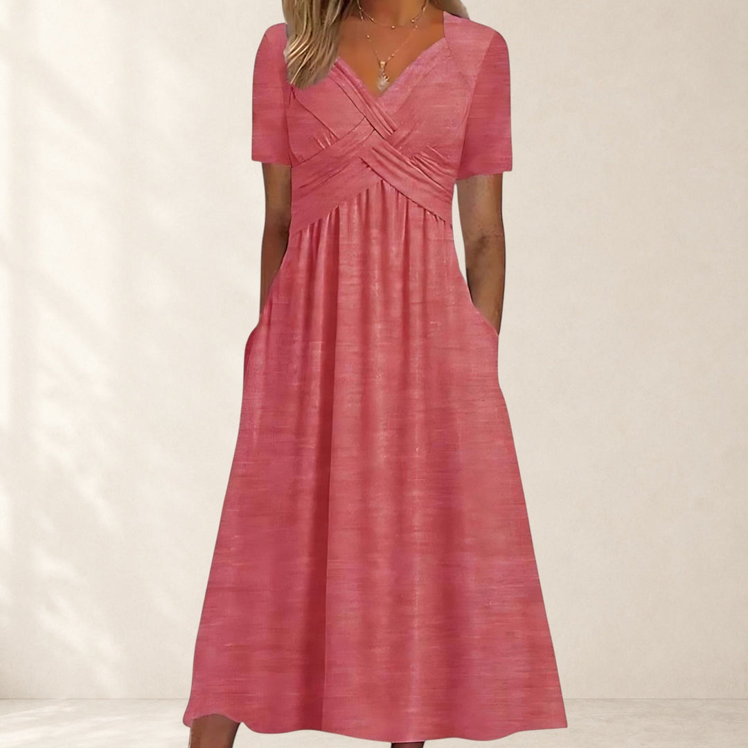 Viola | Midi Dress with Tummy Control