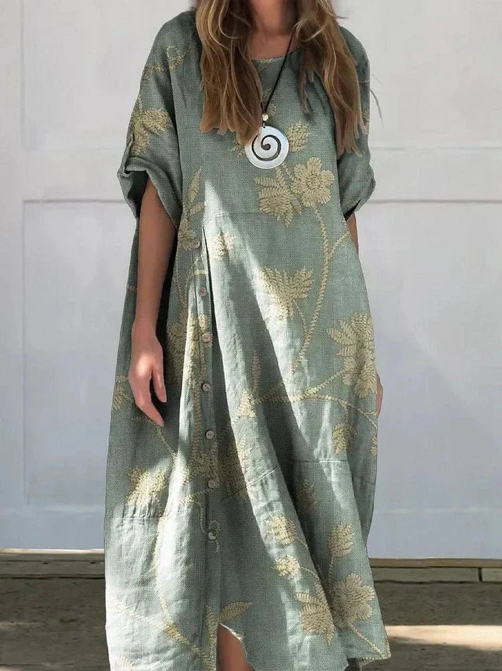 Islay | Dress in Misto Linen Lussuoso
