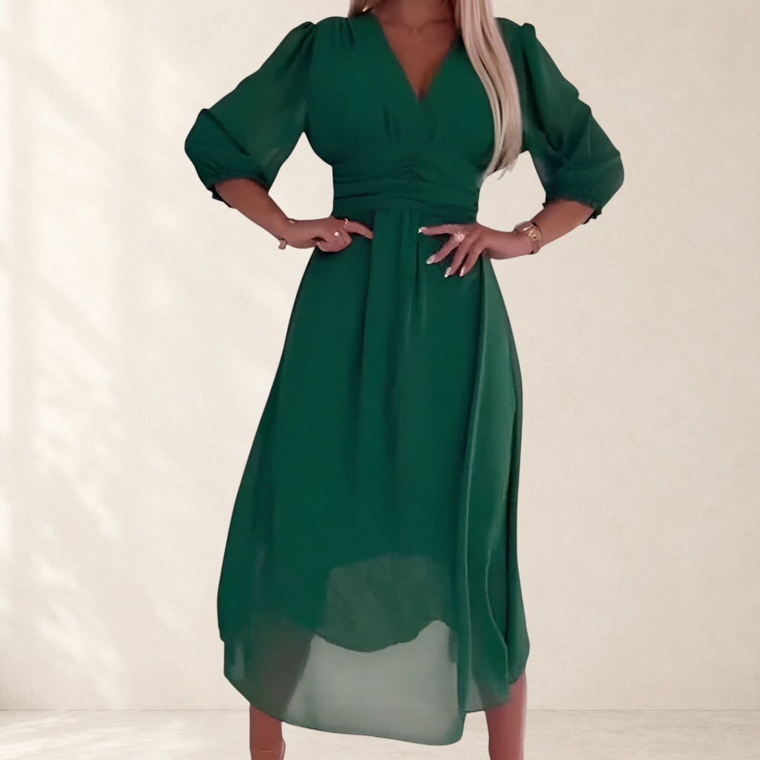 Chloe | Lightweight Silky Chiffon Dress