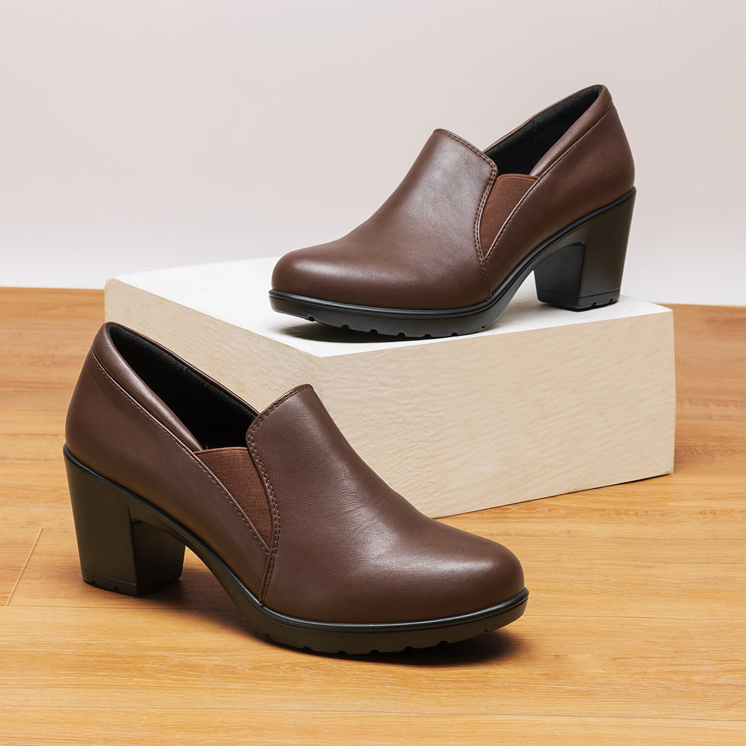 Margot | Comfort Block-Heel Loafers