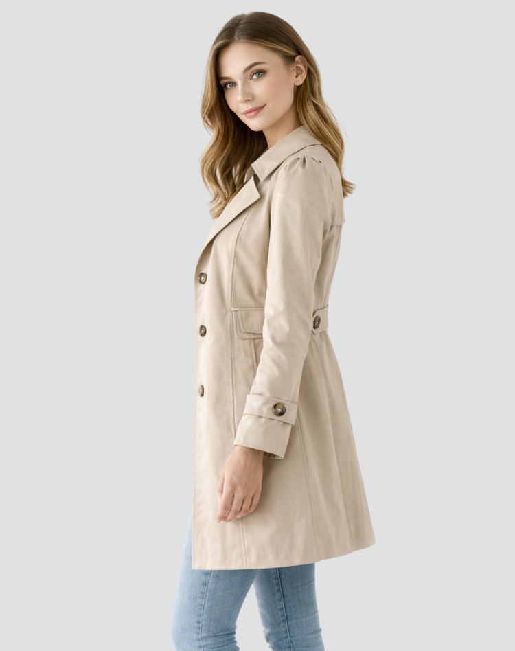 Gabrielle | Tranchée Coat Classic À Revers - 
