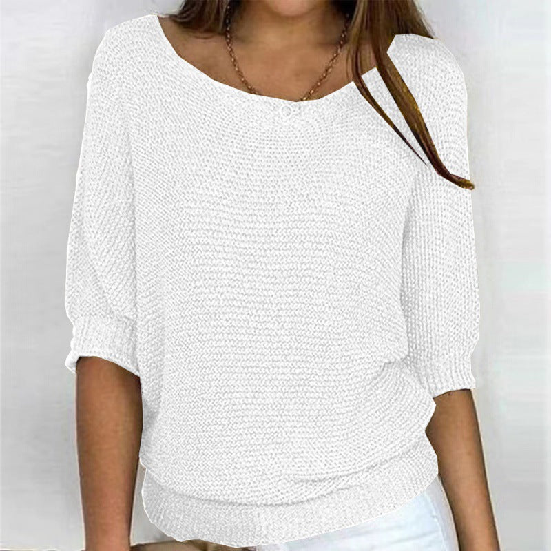 Kalyndrae | Comfortable Sweater - Apricot