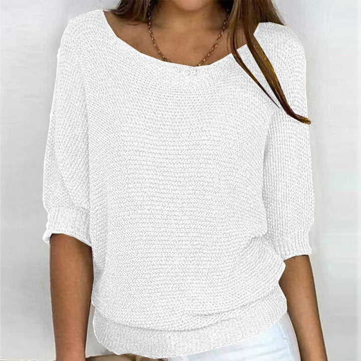 Kalyndrae | Comfortable Sweater - Apricot