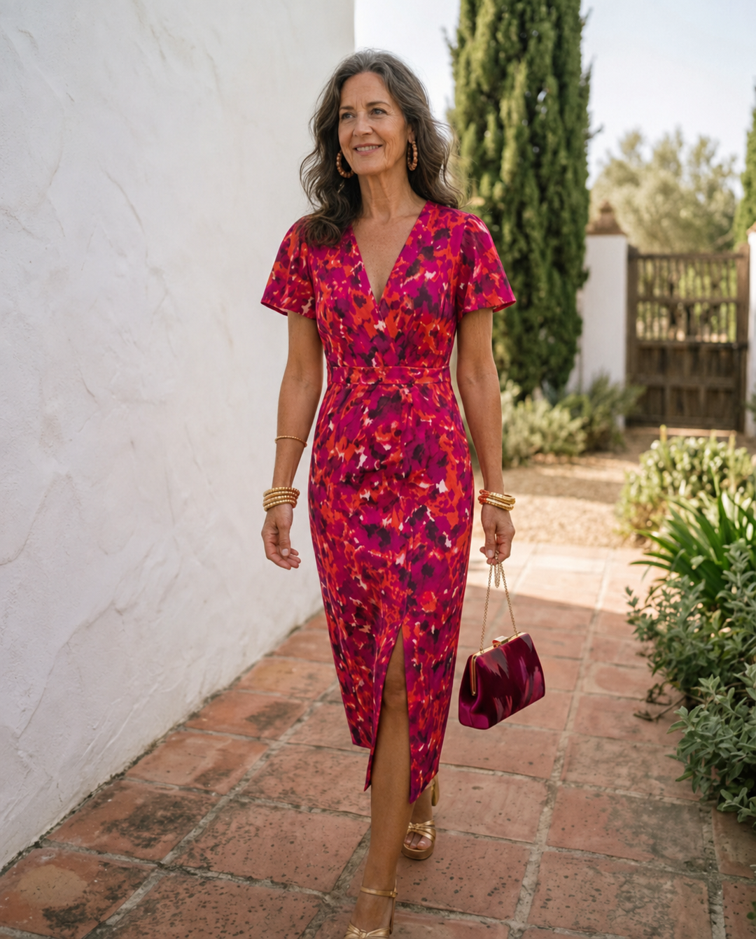 Wanda | Timeless Puff Sleeve Midi Dress