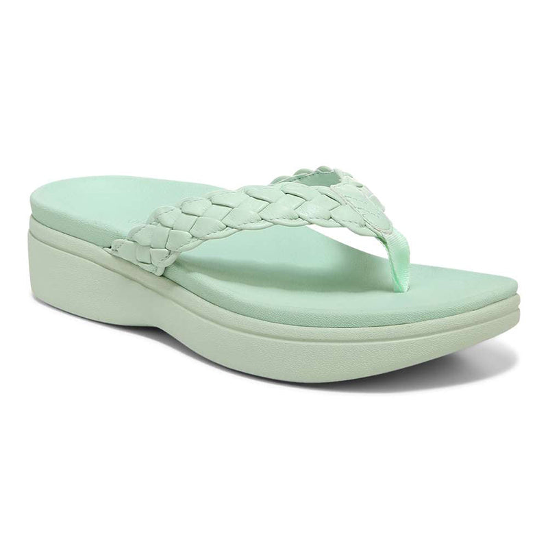 Odalys | Women's Braided Platform Flip-Flops Sandals