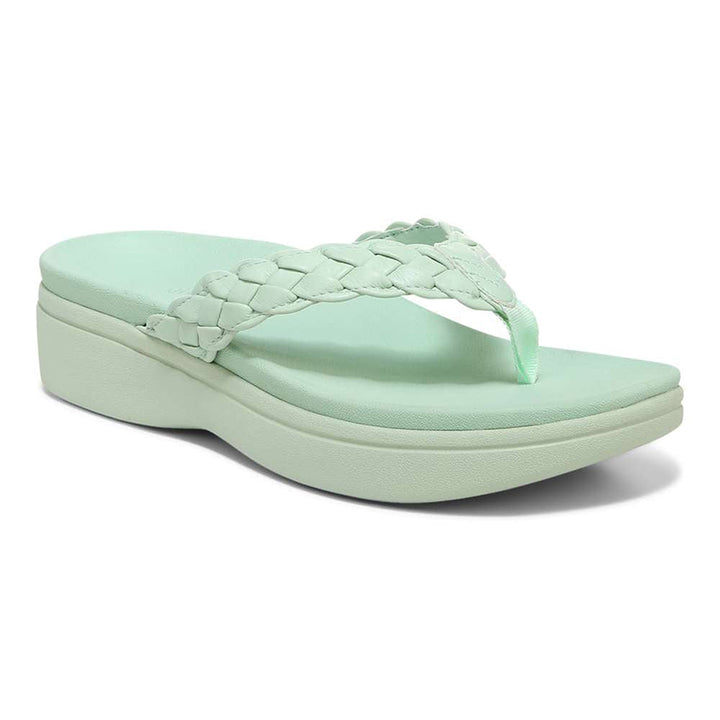 Odalys | Women's Braided Platform Flip-Flops Sandals
