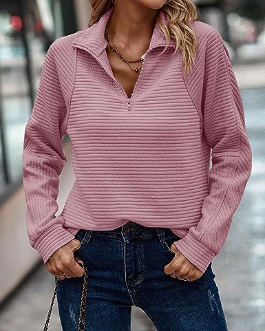 Abigail | Elegant Sweater with Zipper - Black
