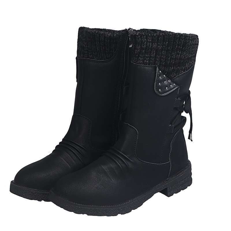 Verena | Premium Orthopaedic Waterproof Mid-Calf Boots: Easy-Zip Pain Relief Walking Shoes